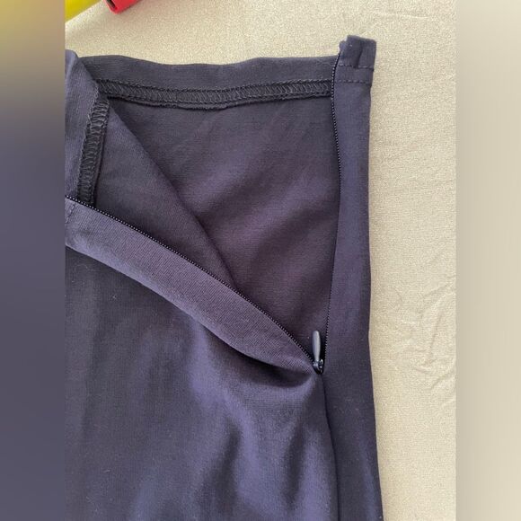 Fabletics Navy Ponte Skinny Zip Split Pant Size XXL - Picture 6 of 11
